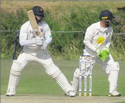  ?? Picture: Chris Davey FM14060254 ?? Sandwich’s Cameron Fletcher made 32 during their defeat to Tunbridge Wells in the Premier Division