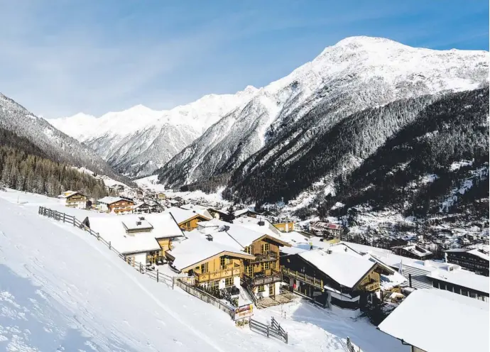  ?? FOTO: ISTOCK ?? Sölden, en el Tirol, se ha convertido en el destino más visitado de Austria, después de Viena y Salzburgo