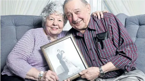  ?? PHOTOS BY CHERYL CLOCK/POSTMEDIA NETWORK ?? Welland’s Murph and Dino Sabucco, 90 and 91 years old, have been married almost 70 years. They met in Windsor, when Dino was in the Navy on basic training, and Murph just happened to live nearby.