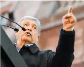  ?? JESÚS QUINTANAR ?? Andrés Manuel López Obrador.