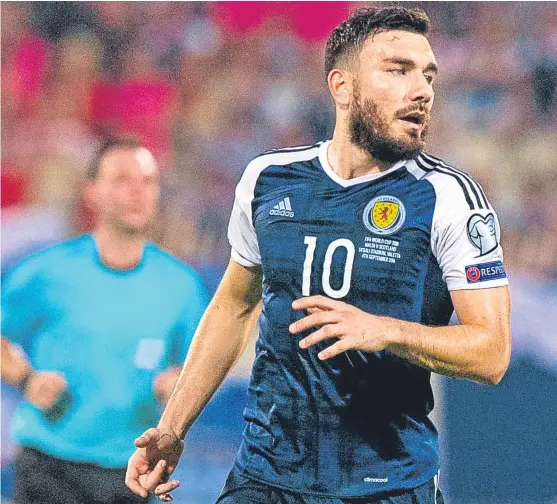  ?? Pictures: ?? Clockwise, from above: Robert Snodgrass during the 5-1 win over Malta, a match in which he scored a hat-trick; Craig Gordon, possibly at fault for both England goals; manager Gordon Strachan, still in charge for the Euro 2020 campaign?; and James...