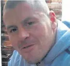  ??  ?? Pictured is Mark Swinhoe who died after the incident in Moira Street. Photo courtesy of Leicesters­hire Police.