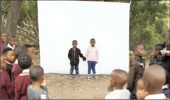  ??  ?? Five-year-old twins Sbonelo and Bonliswe.