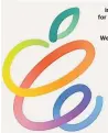  ??  ?? Apple has sent out invitation­s for its Spring Loaded event on Wednesday, April 21.