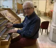  ?? (Photo PH.D.) ?? Firmin Decerf animera l’heure d’orgue demain à  heures à Notre-dame de Bon-voyage.