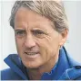  ??  ?? RESPECT Roberto Mancini is aware of Rodgers’ ability