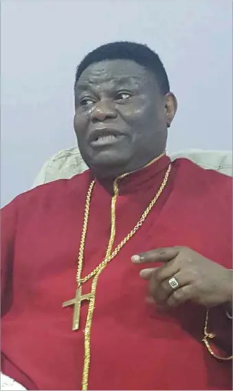  ??  ?? Okonkwo..churches ditching out wrong teachings