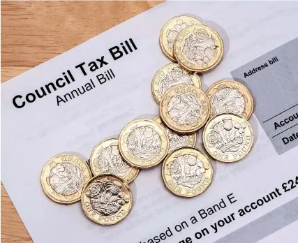  ?? ?? All homes in council tax bands A to D are due to receive the £150 rebate