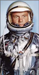  ??  ?? John Glenn in a Mercury flight suit