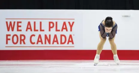  ?? JONATHAN HAYWARD/THE CANADIAN PRESS ?? Newmarket’s Gabrielle Daleman set Canadian records with a 151.90 score in the women’s free skate and with her combined score of 229.78.
