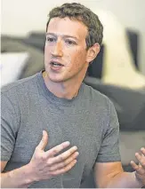  ?? MARTIN E. KLIMEK, USA TODAY ?? “Another great quarter,” CEO Mark Zuckerberg said.