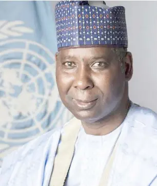  ??  ?? President of the UN General Assembly, Prof. Tijjani Muhammad-Bande