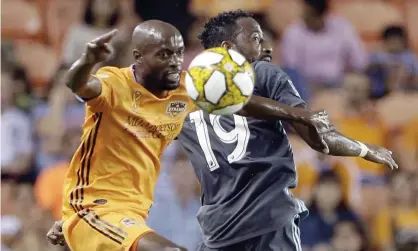  ??  ?? DaMarcus Beasley left the playing arena without much fuss at the weekend. Photograph: Michael Wyke/AP