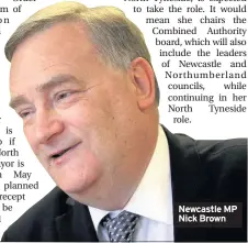  ??  ?? Newcastle MP Nick Brown
