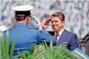  ??  ?? Former President Ronald Reagan