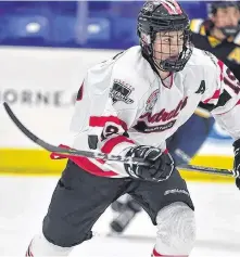  ?? SOUTH KENT SCHOOL - SUBMITTED ?? Ryan Greene of Paradise had 17 goals and 57 points in 46 games for Connecticu­t’s South Kent prep school this season. He wound up the year with the USHL’S Green Bay Gamblers, where he will play next season.