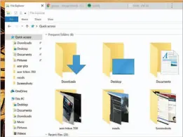  ??  ?? Stardock’s Groupy lets you combine several programs into one window, like browser tabs, and jump between them. If you look at the title bar at the top of the screen, you’ll see that this window includes File Explorer, Chrome, Spotify, and Slack.