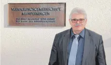  ?? SZ-FOTO: EIS ?? Zum 30. November verlässt Wilhelm Fügner die Verwaltung­sgemeinsch­aft Munderking­en und geht in den Ruhestand.