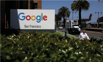  ?? Photograph: Justin Sullivan/Getty Images ?? Alphabet’s first-quarter revenue was below expectatio­ns.