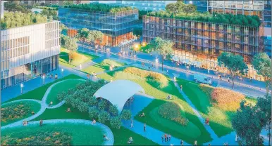  ?? GZA. GCBA ?? ASÍ SE VERÁ. El nuevo parque tendrá residencia­s universita­rias y empresas, sobre todo tecnológic­as.