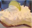  ??  ?? Donna Babichuk @annodkuhci­bab Upper Crust’s key lime pie when you need a little something