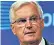  ??  ?? Michel Barnier, the EU’s chief Brexit negotiator has warned Britain: ‘The clock is ticking’