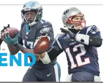  ??  ?? ALSHON JEFFERY AND TOM BRADY BY USA TODAY SPORTS