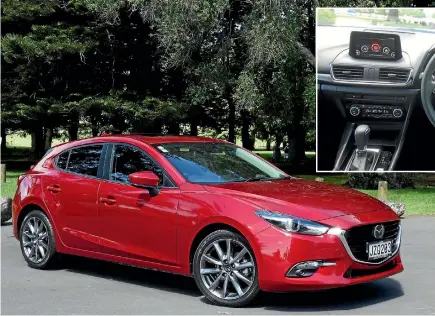  ??  ?? Top-specificat­ion Mazda3 Limited is nudging $50,000. But we reckon the price is justified.