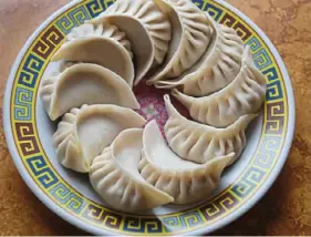  ?? Post-Gazette ?? Chicken dumplings are prepared fresh daily at Subba Asian Restaurant.