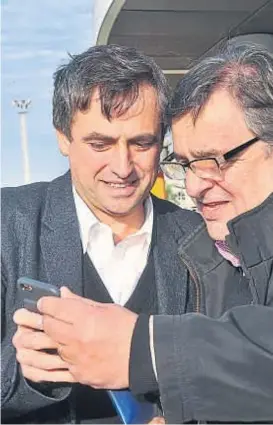  ?? (SERGIO CEJAS / ARCHIVO) ?? Socios y competidor­es a la vez. Varias cosas separan a Mario Negri y a Ramón Mestre. La gobernació­n es una de ellas.