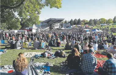  ??  ?? Fifty family-friendly concerts May 24-Sept. 15 will bring a variety of genres to Ruby Hill Park in south Denver.