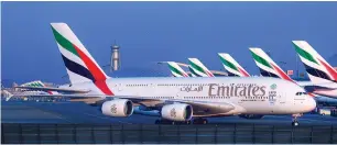  ?? — Supplied photo ?? IATA’s global passenger traffic data for April 2018 showed that revenue passenger kilometers rose by 6.2 per cent compared to April 2017.