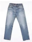  ?? FOTO: LEVI STRAUSS & COMPANY ARCHIVES, SAN FRANCISCO ?? Die 501-Jeans von Steve Jobs aus den 80er Jahren