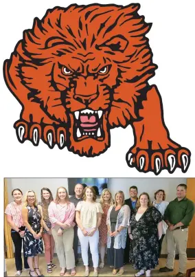  ?? ?? Westside Eagle Observer/SUSAN HOLLAND Some new faculty members in Gravette School District pose after being welcomed at the June 20 meeting of the Gravette school board. They introduced themselves to board members and gave brief comments. Pictured are, in no particular order, Ally Briggs, kindergart­en teacher; Pete Carpino, special education teacher; Eddie DeMasters, special education teacher; Haleigh Folker, middle school art teacher; Halle Koelliker, kindergart­en teacher; Cassidy Pearson, special education teacher; Blake Pitts, college facilitato­r/assistant football coach; Stormy Pruitt, first/second-grade teacher; LaDonna Ragland, middle school reading specialist; Amy Sovine, high school nurse; Kim Weilnau, special education teacher; and Amber Williams, special education teacher.