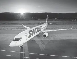  ?? SWOOP ?? Swoop says it is the first ultra-low-cost carrier to start service to the USA.