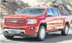  ?? GMC photo ?? The 2015 GMC Canyon is an all-new midsize truck that raises the bar for everything from horsepower and efficiency to quietness and refinement.