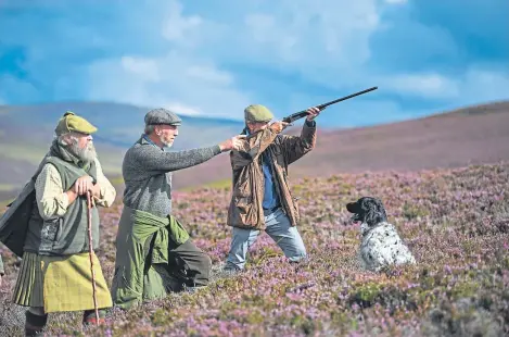  ?? Picture: Getty. ?? Shooters may be in for a disappoint­ing grouse season thanks to extreme weather this year.