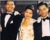  ??  ?? OnceaThief, starring Chow Yun-fat (left), Cherie Chung and Leslie Cheung.