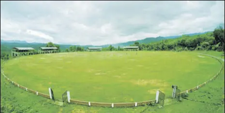  ?? HT PHOTO ?? The Suaka Cricket Ground in Sihhmui, Mizoram, has hosted local games in the past and will serve as the state team’s home ground this season.