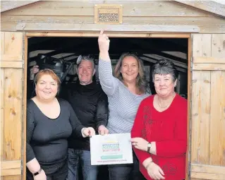  ??  ?? Winners Cambuslang Allotment Group were one of several community groups to benefit from an award