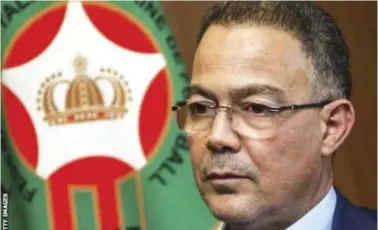  ??  ?? Morocco Football Federation president Fouzi Lekjaa was recently elevated from the third to second vice-president of Caf