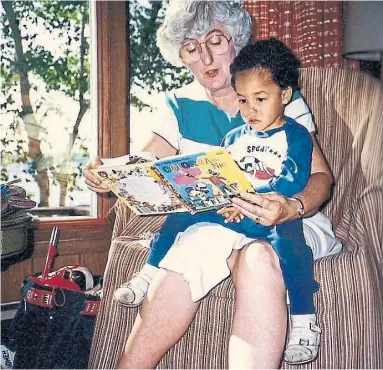  ?? HOPE FAMILY PHOTO ?? Kofi Hope says his grandmothe­r, Louise Hope who died from COVID-19, helped “build me into the man I am today.”