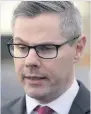  ??  ?? PLEDGE Derek Mackay