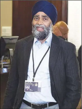  ?? CP PHOTO ?? Canada kicked the tires on the idea of buying used fighter jets from Kuwait to address a shortage of CF-18s, Defence Minister Harjit Sajjan revealed Thursday, but found they wouldn’t be ready in time.