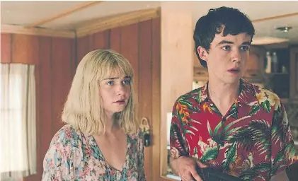  ??  ?? Alyssa y James. La pareja de chicos de 17 años inerpretad­a por Jessica Barden y Alex Lawther.