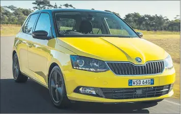  ??  ?? SMALL HAULER: The Fabia wagon has been more popular than Skoda Australia executives thought and now commands between 40 and 50 percent of all Fabia sales.