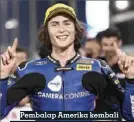  ??  ?? Pembalap Amerika kembali tunjukkan taji melalui Joe Roberts yang kian kompetitif