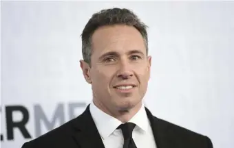  ?? AP FILE ?? PUBLIC EDUCATION: Shelley Ross, a veteran TV news executive, said in an opinion piece in The New York Times that CNN anchor Chris Cuomo, above in 2019, sexually harassed her by squeezing her buttocks at a party in 2005.