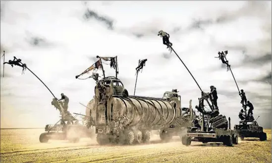  ?? Jasin Boland ?? CAPTURING THE BONE-JARRING action of “Mad Max: Fury Road” required a team of specialist­s who could be amply rewarded at Thursday’s nomination­s.