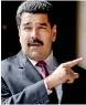  ??  ?? Venezuela's President Nicolas Maduro